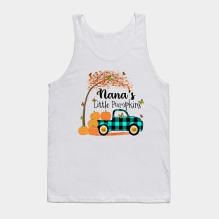 Nana's Little Pumpkins Shirt, Grandma Little Pumpkins Gifts for Mom Mother Tank Top